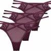 Hunkemöller Dames Lingerie 3-pack String Melda - Paars - Maat M -Badmode Verkoop 550x432 3