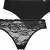 Hunkemöller Lingerie Dames 2-pack Slips Angie - Zwart - Maat XL -Badmode Verkoop 550x436 3