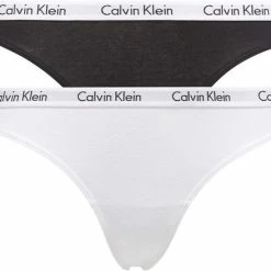 Calvin Klein 3-pack String Dames - Zwart, Wit - Maat XS -Badmode Verkoop 550x440 2