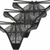 Hunkemöller Dames Lingerie 3-pack String Lauren - Zwart - Maat XS -Badmode Verkoop 550x443 7