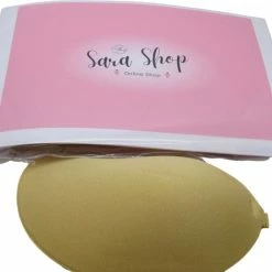 Merkloos Plak BH /Onzichtbare Push Up Bh Zelfklevende / Beha Backless Strapless / Gel Sticky Solid -Cup-C /Skin Beige-Topkwaliteit -Badmode Verkoop 550x445 2