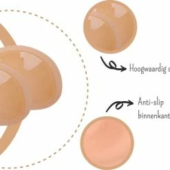 Merkloos Beha Push Up Pads - Beige 8 Merkloos Beha Push Up Pads - Beige -Badmode Verkoop 550x447 2