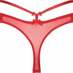 Hunkemöller Dames Lingerie String Oceana - Rood - Maat M -Badmode Verkoop 550x449 3