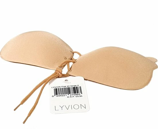 LYVION Strapless Plak BH - Met Push Up Door De Vetersluiting - Lingerie - Beige - Plakbeha A 9 LYVION Strapless Plak BH - Met Push Up Door De Vetersluiting - Lingerie - Beige - Plakbeha A - Afbeelding 7