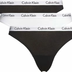 Calvin Klein 3-pack String Dames - Zwart, Wit - Maat S -Badmode Verkoop 550x454 7