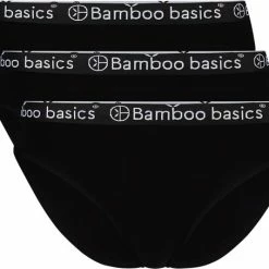Bamboo Basics - Slips Yara (3-pack) Dames - Zwart - L
