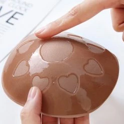 Phannie Plak Beha Push Up - Straploze Rugloze Zelfklevende Plak BH - Beige - Katoen - L -Badmode Verkoop 550x455 2