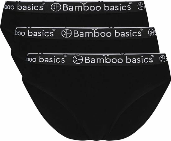 Bamboo Basics - Slips Yara (3-pack) Dames - Zwart - M 8 Bamboo Basics - Slips Yara (3-pack) Dames - Zwart - M - Afbeelding 6
