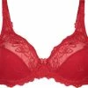 Hunkemöller Dames Lingerie Niet-voorgevormde Beugel Bh Diva - Rood - Maat D95