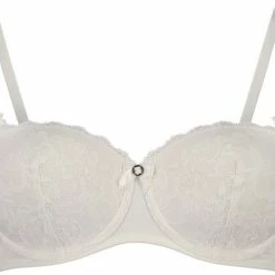 Hunkemöller Lingerie Dames Voorgevormde Strapless Beugel Bh Maya - Wit - Maat C80