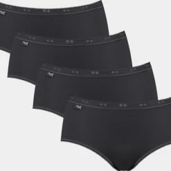 Sloggi Basic+ Dames Midi Slip - 4-pack - Wit - Maat 42 -Badmode Verkoop 550x464 1