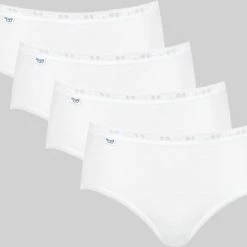 Sloggi Basic+ Dames Midi Slip - 4-pack - Wit - Maat 40 -Badmode Verkoop 550x468 4