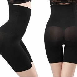 De Millennials Shapewear Voor Billen, Buik En Benen Zwart M/L| Corrigerend Ondergoed | Seamless Ondergoed | Dames |Afslankbroek |High Waist Ondergoed |Ultradun |Tummy Control |
