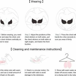 Merkloos Plak BH /Onzichtbare Push Up Bh Zelfklevende / Beha Backless Strapless / Gel Sticky Solid -Cup-C /Skin Beige-Topkwaliteit -Badmode Verkoop 550x487