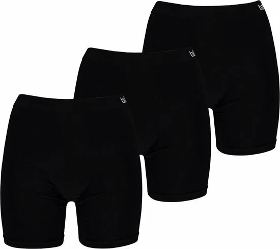 Apollo Seamless Dames Short Bamboe Onderboek Met Pijpjes Naadloos Zwart 3-Pack - Maat L 5 Apollo Seamless Dames Short Bamboe Onderboek Met Pijpjes Naadloos Zwart 3-Pack - Maat L - Afbeelding 3