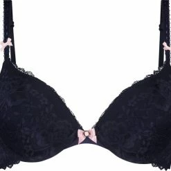 Hunkemöller Dames Lingerie Voorgevormde Push-up Beugel Bh Maya - Blauw - Maat A80