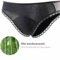 Bamboozy Menstruatie Ondergoed Maat S 36-38 Zwart Period Underwear Duurzaam Menstrueren Incontinentie Zero Waste Lily -Badmode Verkoop 550x492 8