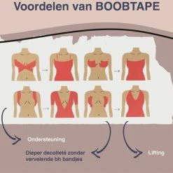 Le Civa® Boob Tape Met 10 Nipple Covers - Tepelcovers - Tepelplakkers - Fashion BH Dress Borst - Boob Tape -Badmode Verkoop 550x509