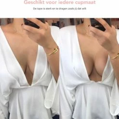 Merkloos Boob Tape Set - 5 Meter Lang - Push Up Bra - Fashion Tape - BH Tape - Plak BH - BH Accessoire -Badmode Verkoop 550x513 1