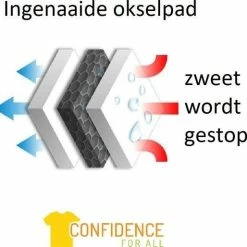 ConfidenceForAll® Dames Premium Anti Zweet Shirt Met Ingenaaide Okselpads - Zijdezacht Modal En Verkoelend Katoen - Maat M Zwart Lange Mouw -Badmode Verkoop 550x514 1