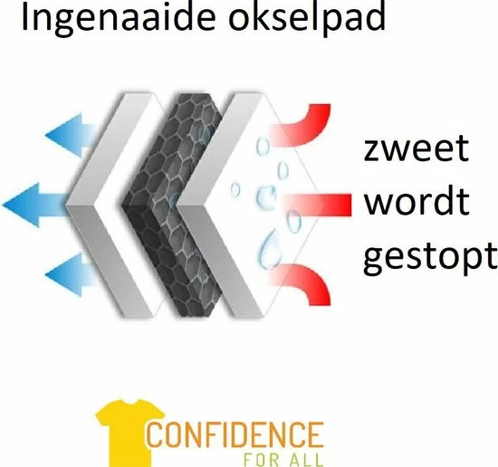 ConfidenceForAll® Dames Premium Anti Zweet Shirt Met Ingenaaide Okselpads - Zijdezacht Modal En Verkoelend Katoen - Maat S Zwart 10 ConfidenceForAll® Dames Premium Anti Zweet Shirt Met Ingenaaide Okselpads - Zijdezacht Modal En Verkoelend Katoen - Maat S Zwart - Afbeelding 8