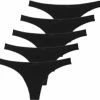 Merkloos 5 Stuks Katoenen Dames Strings - Zwart - Maat M 40/42 -Badmode Verkoop 550x516 8