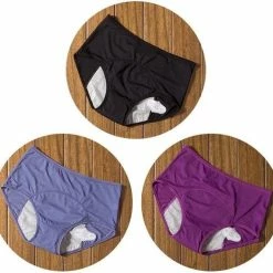 WiseGoods Menstruatie Ondergoed - Hoge Taille Onderbroek - Wasbaar - Incontinentie Vrouw - Period Underwear - M/L - 3 Stuks