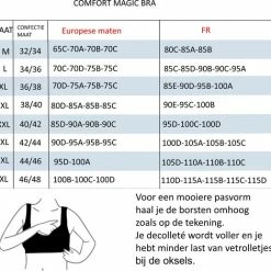 Bobbels & Putten - Comfort Magic Bra - 6XL - Zwart - Met Vulling - Zonder Beugel En Sluiting - Grote Maten Bh -Badmode Verkoop 550x518 3