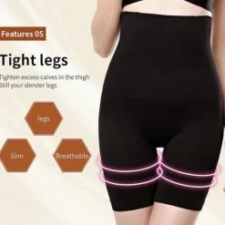De Millennials Shapewear Voor Billen, Buik En Benen Zwart XL/XXL| Corrigerend Ondergoed | Seamless Ondergoed | Dames |Afslankbroek |High Waist Ondergoed |Ultradun |Tummy Control | -Badmode Verkoop 550x521 3