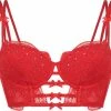 Hunkemöller Dames Lingerie Voorgevormde Longline Beugel Bh Oceana - Rood - Maat B75 -Badmode Verkoop 550x523