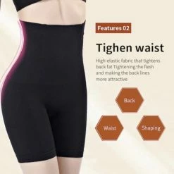 De Millennials Shapewear Voor Billen, Buik En Benen Zwart XL/XXL| Corrigerend Ondergoed | Seamless Ondergoed | Dames |Afslankbroek |High Waist Ondergoed |Ultradun |Tummy Control | -Badmode Verkoop 550x528