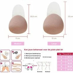 Phannie Plak Beha Push Up - Straploze Rugloze Zelfklevende Plak BH - Beige - Katoen - M 21 Phannie Plak Beha Push Up - Straploze Rugloze Zelfklevende Plak BH - Beige - Katoen - M -Badmode Verkoop 550x530 2