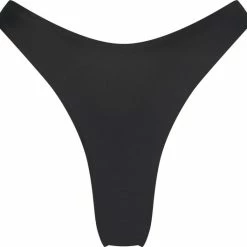 Hunkemöller Dames Badmode Hoog Uitgesneden Bikinibroekje Luxe - Zwart - Maat M