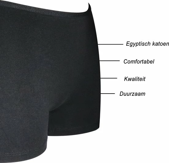 VANILLA - Dames Boxershort, Dames Ondergoed - 3 Stuks - Egyptisch Katoen - Zwart,Roze,Wit - SH3573 - L 8 VANILLA - Dames Boxershort, Dames Ondergoed - 3 Stuks - Egyptisch Katoen - Zwart,Roze,Wit - SH3573 - L - Afbeelding 6