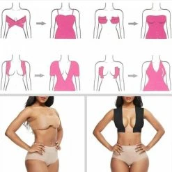 Merkloos Boob Tape - Inclusief Nipple Covers - Plak BH - 5 Meter - Transparant -Badmode Verkoop 550x534 2