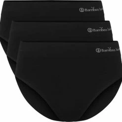 Bamboo Basics - Seamless Full Briefs Belle (3-pack) Dames - Zwart - XL -Badmode Verkoop 550x534 4