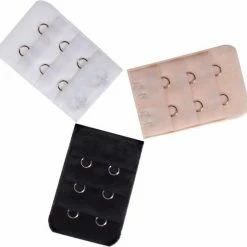 Merkloos Bh Verlengstuk - Zwart, Wit En Huidkleur