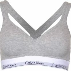 Calvin Klein Modern Cotton Bralette Met Cup Dames - Grijs - Maat M -Badmode Verkoop 550x538 1