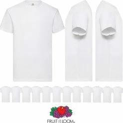 12pack Witte Shirts Fruit Of The Loom Ronde Hals Maat XXL -Badmode Verkoop 550x542 2