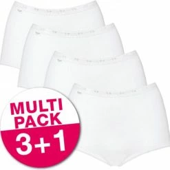 Sloggi Basic+ Dames Maxi Slip - 4-pack - Wit - Maat 40 -Badmode Verkoop 550x543 11