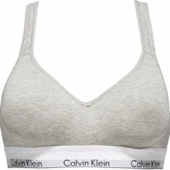 Calvin Klein Modern Cotton Bralette Met Cup Dames - Grijs - Maat M -Badmode Verkoop 550x544 9