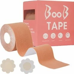 Boob Tape - Inclusief Tepelbeschermers - BH Tape - Nipple Covers - Boobtape - 5 Meter