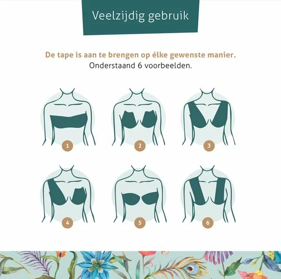 VitalJoy Boob Tape – Boobtape – BH Tape – Fashion Tape – 5 Meter – Beige – 5 Cm Breed – Naturel 8 VitalJoy Boob Tape – Boobtape – BH Tape – Fashion Tape – 5 Meter – Beige – 5 Cm Breed – Naturel - Afbeelding 6