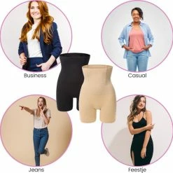 Merkloos Premium Waist Shaper - Body Shaper Vrouwen - Corrigerende Shapewear Dames - Zwart / M/L -Badmode Verkoop 550x547 9