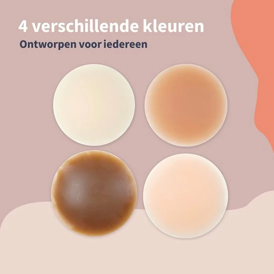 Le Civa® Nipple Covers – Zelfklevende Tepelplakkers – Stickers – Bedekkers – Pads – 2 Stuks – Siliconen 7 Le Civa® Nipple Covers – Zelfklevende Tepelplakkers – Stickers – Bedekkers – Pads – 2 Stuks – Siliconen - Afbeelding 5