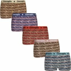 Gianvaglia Dames Onderbroek Katoen - Boxershort 5-pack - Maat XXL
