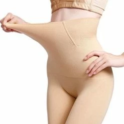 Feel Fab Stay Fab Shapewear Voor Billen, Buik En Dijen - Corrigerend Ondergoed High Waist - Beige/Creme - Maat XL/XXL