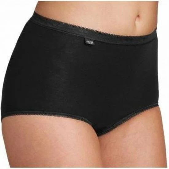 Sloggi Basic+ Dames Maxi Slip - 4-pack - Zwart - Maat 50 7 Sloggi Basic+ Dames Maxi Slip - 4-pack - Zwart - Maat 50 - Afbeelding 5