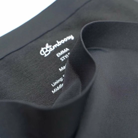 Bamboozy Menstruatie Ondergoed Hipster Naadloos 4-laags Emma Maat S 36-38 Zwart Period Underwear Duurzaam Menstrueren Incontinentie Zero Waste 8 Bamboozy Menstruatie Ondergoed Hipster Naadloos 4-laags Emma Maat S 36-38 Zwart Period Underwear Duurzaam Menstrueren Incontinentie Zero Waste - Afbeelding 6