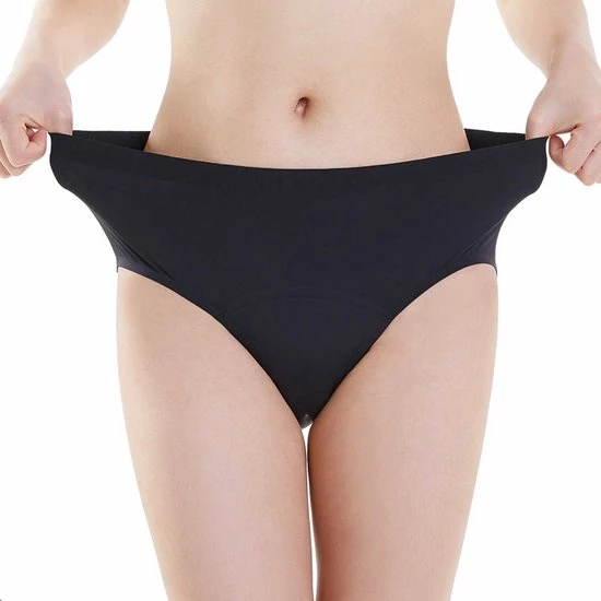 Bamboozy Menstruatie Ondergoed Hipster Naadloos 4-laags Emma Maat S 36-38 Zwart Period Underwear Duurzaam Menstrueren Incontinentie Zero Waste 11 Bamboozy Menstruatie Ondergoed Hipster Naadloos 4-laags Emma Maat S 36-38 Zwart Period Underwear Duurzaam Menstrueren Incontinentie Zero Waste - Afbeelding 9